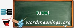 WordMeaning blackboard for tucet
